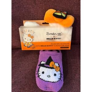 Hello Kitty Halloween Slipper Socks and Hello kitty headband